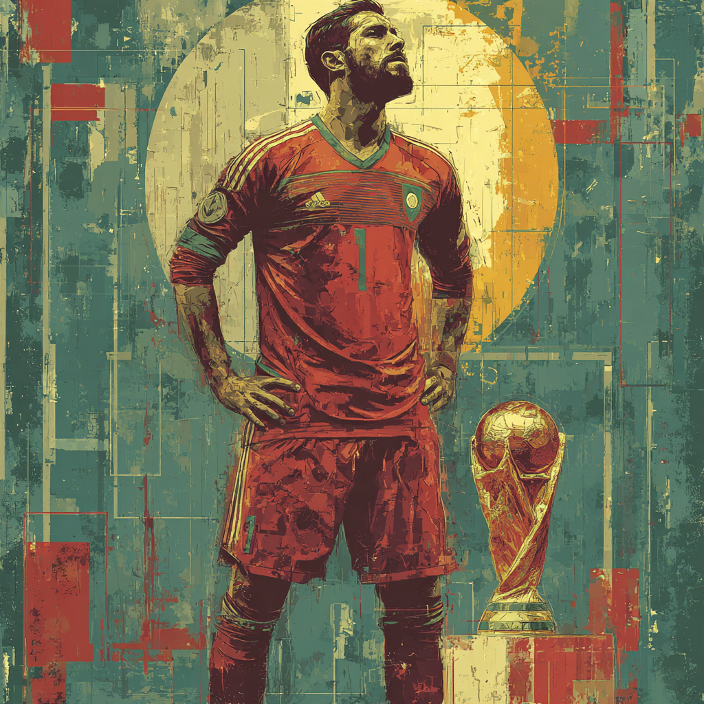 Morocco Fifa 2026 Atlas paint by number