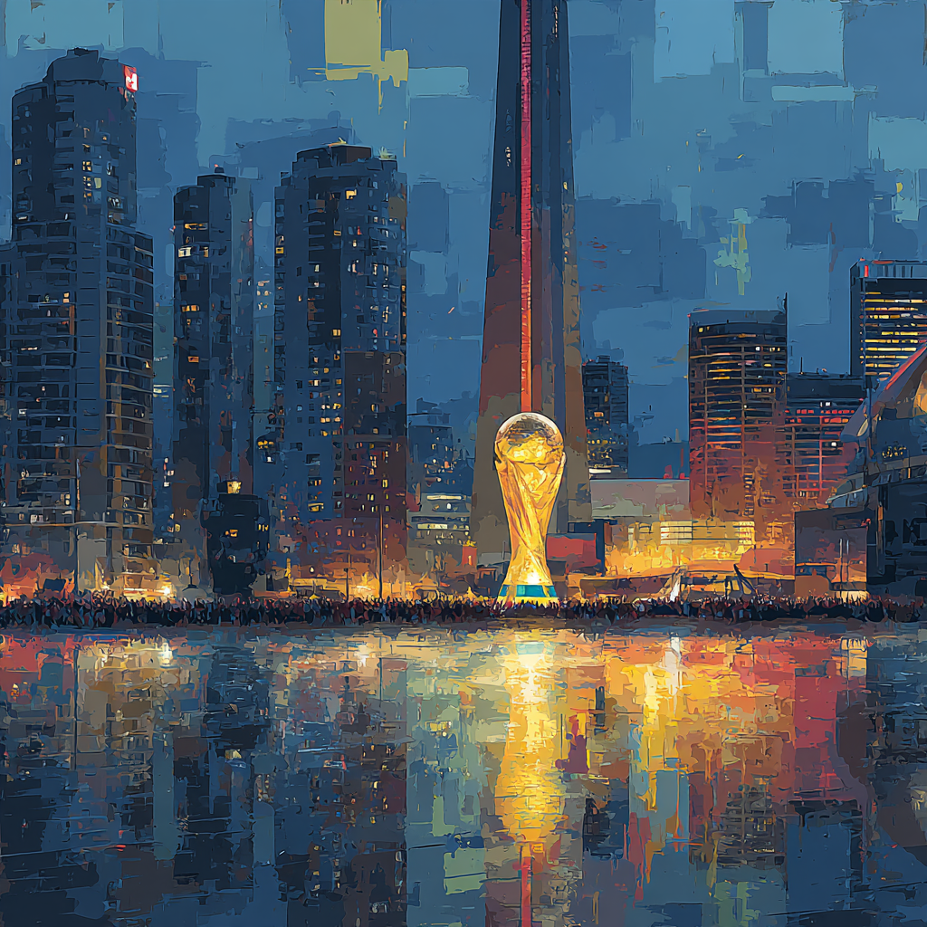 Toronto Fifa 2026 Glow Painting by numbers kit