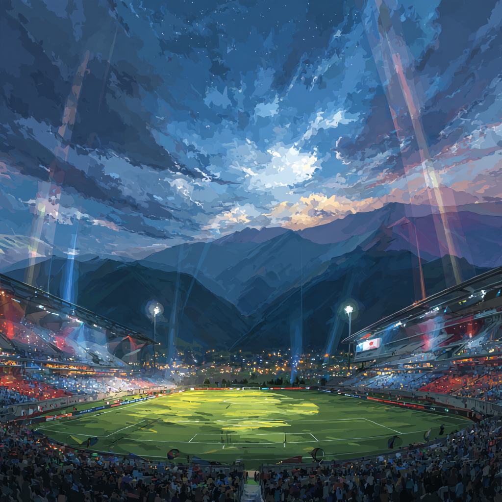 Monterrey Fifa 2026 Lights Painting by numbers kit