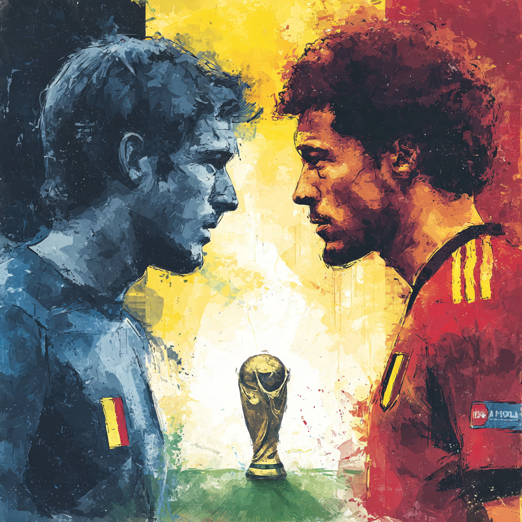 Fifa 2026 Belgium Vs Egypt paint by number