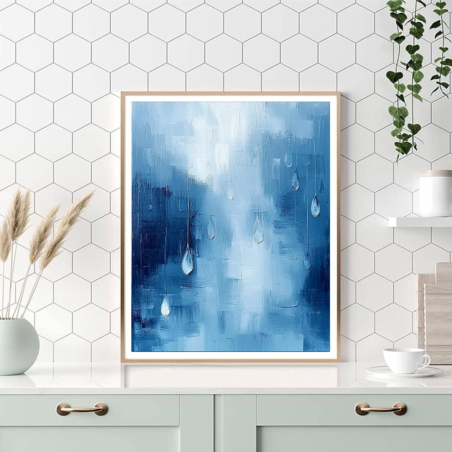 Edgar Degas Inspired Tranquil Rain  Painting Number Kit