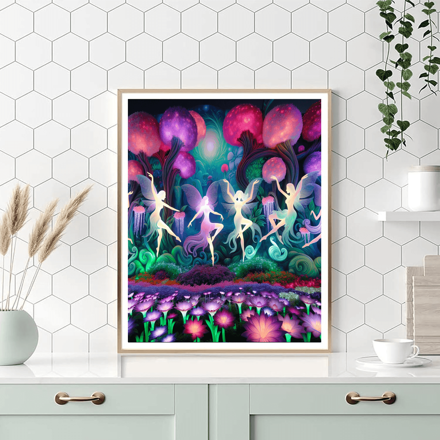 Ethereal Garden Fairies Painting By Numbers Kit