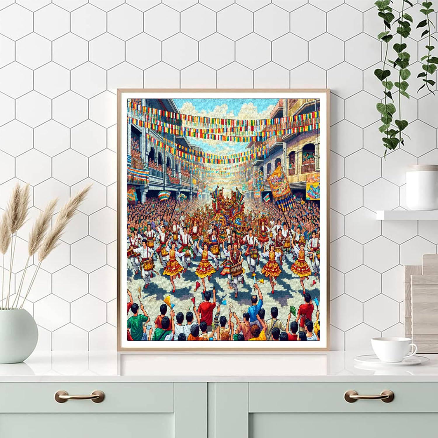 Sinulog Festival - Cebu City Paint By Numbers Art