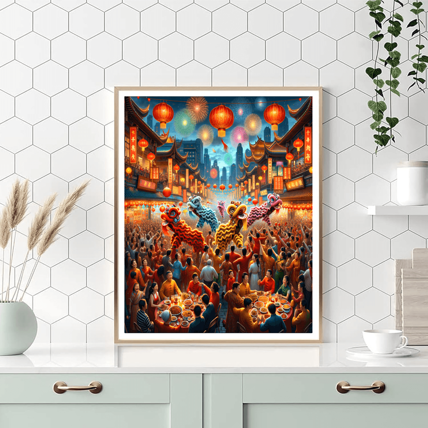 Chinese New Year Festival - China Paint By Color