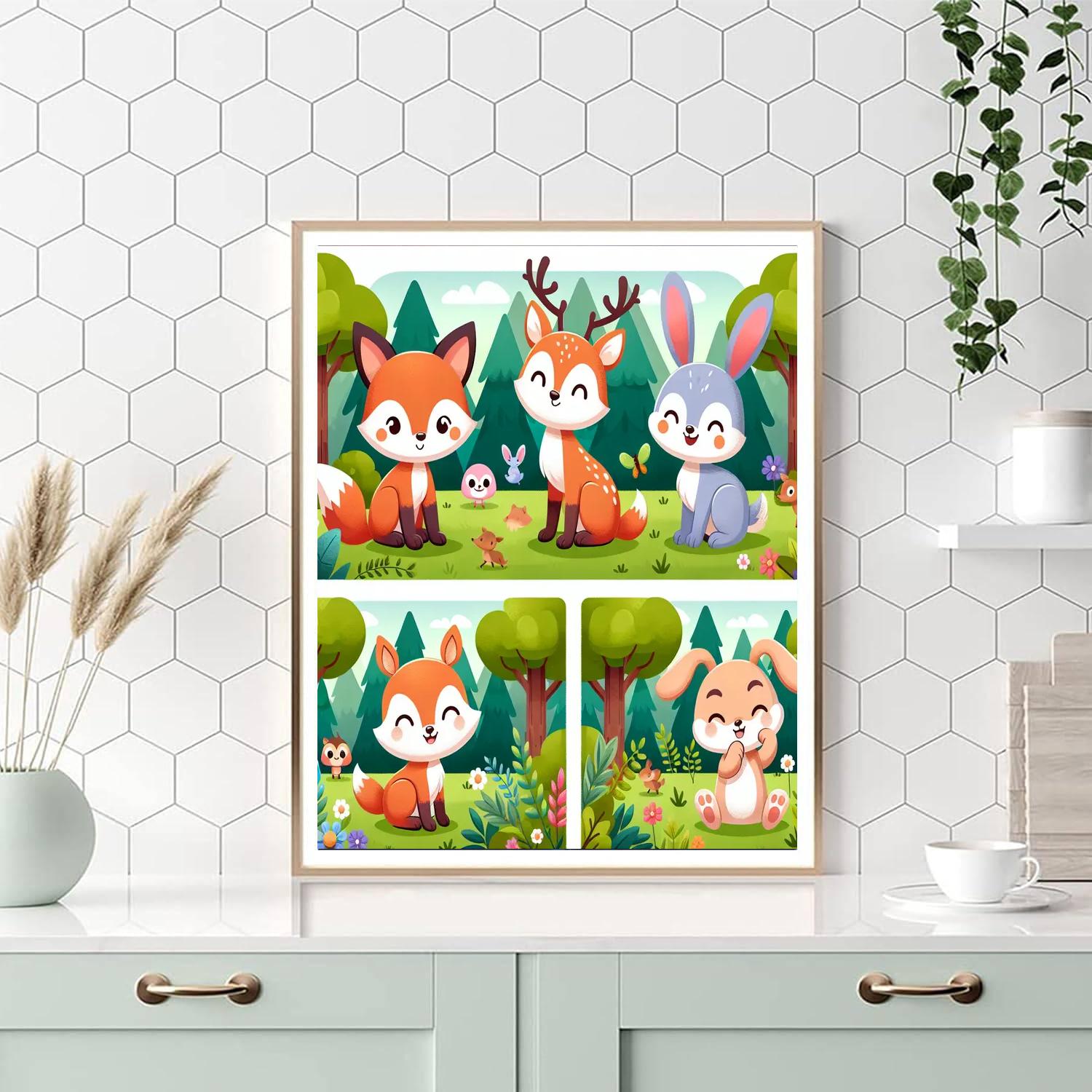 Fun Forest Paint By Numbers