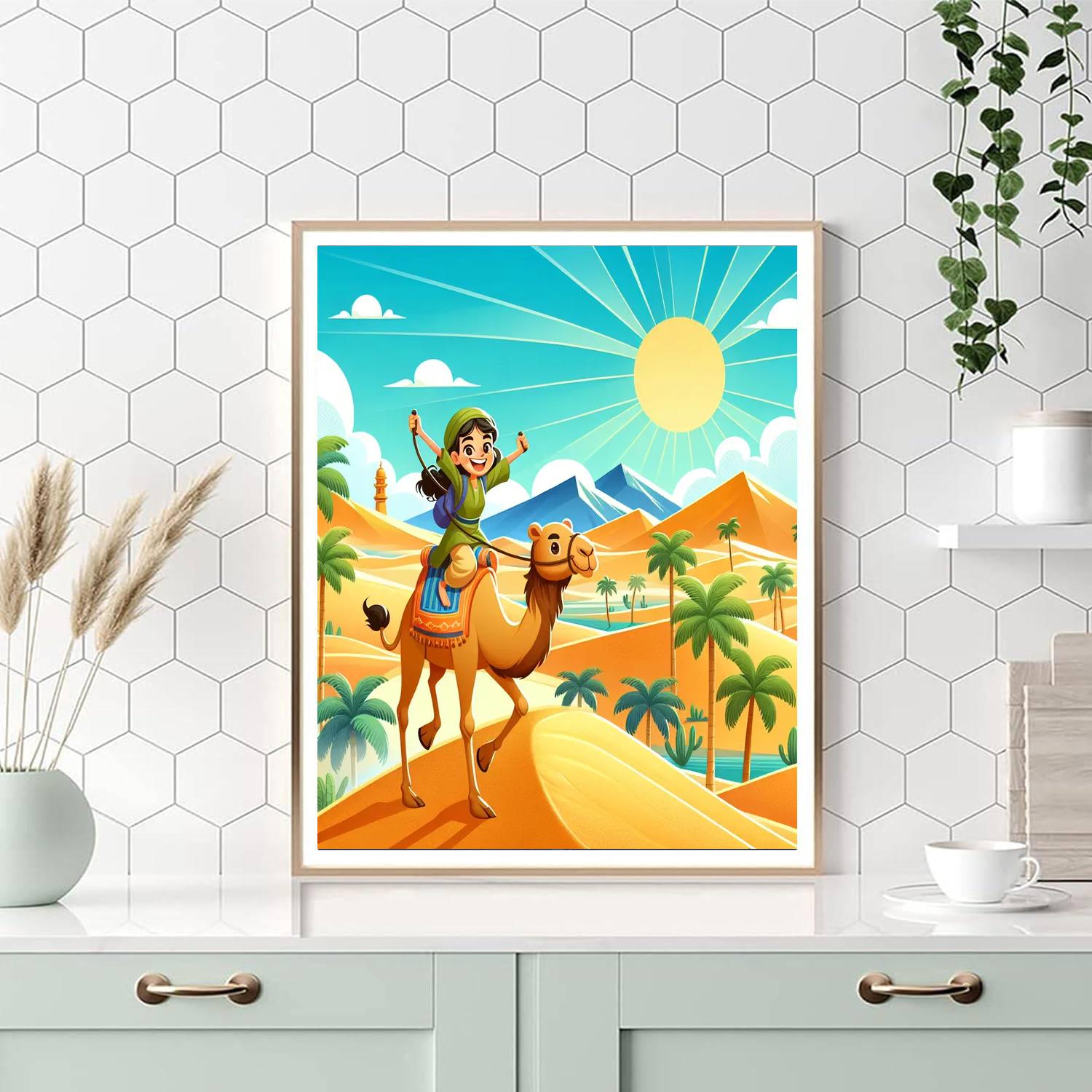 Desert Adventure Expedition Painting Number Kit