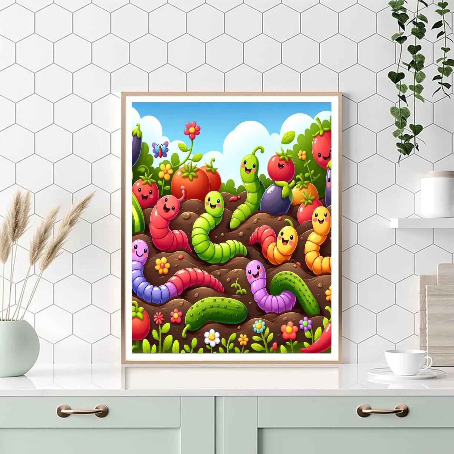 Wiggly Worm Adventures Paint By Color
