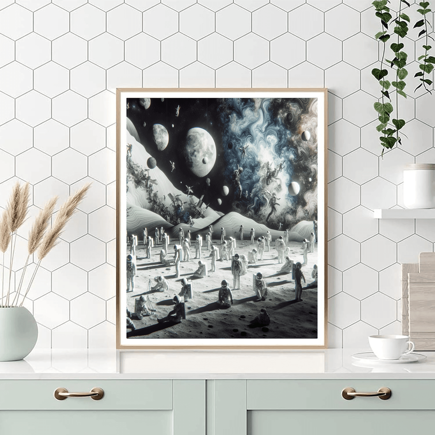 Celestial Lunar Exploration Paint By Numbers Kits
