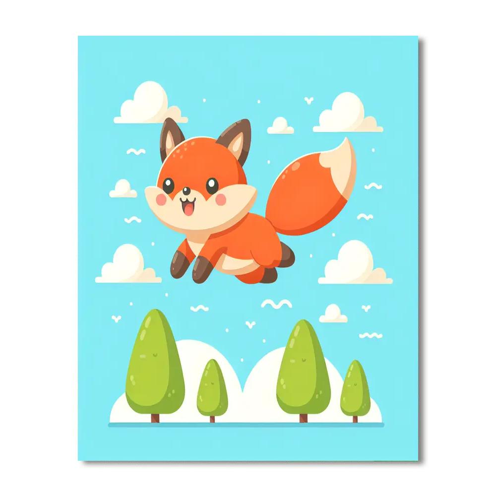 Fantastic Flying Fox Paint By Color