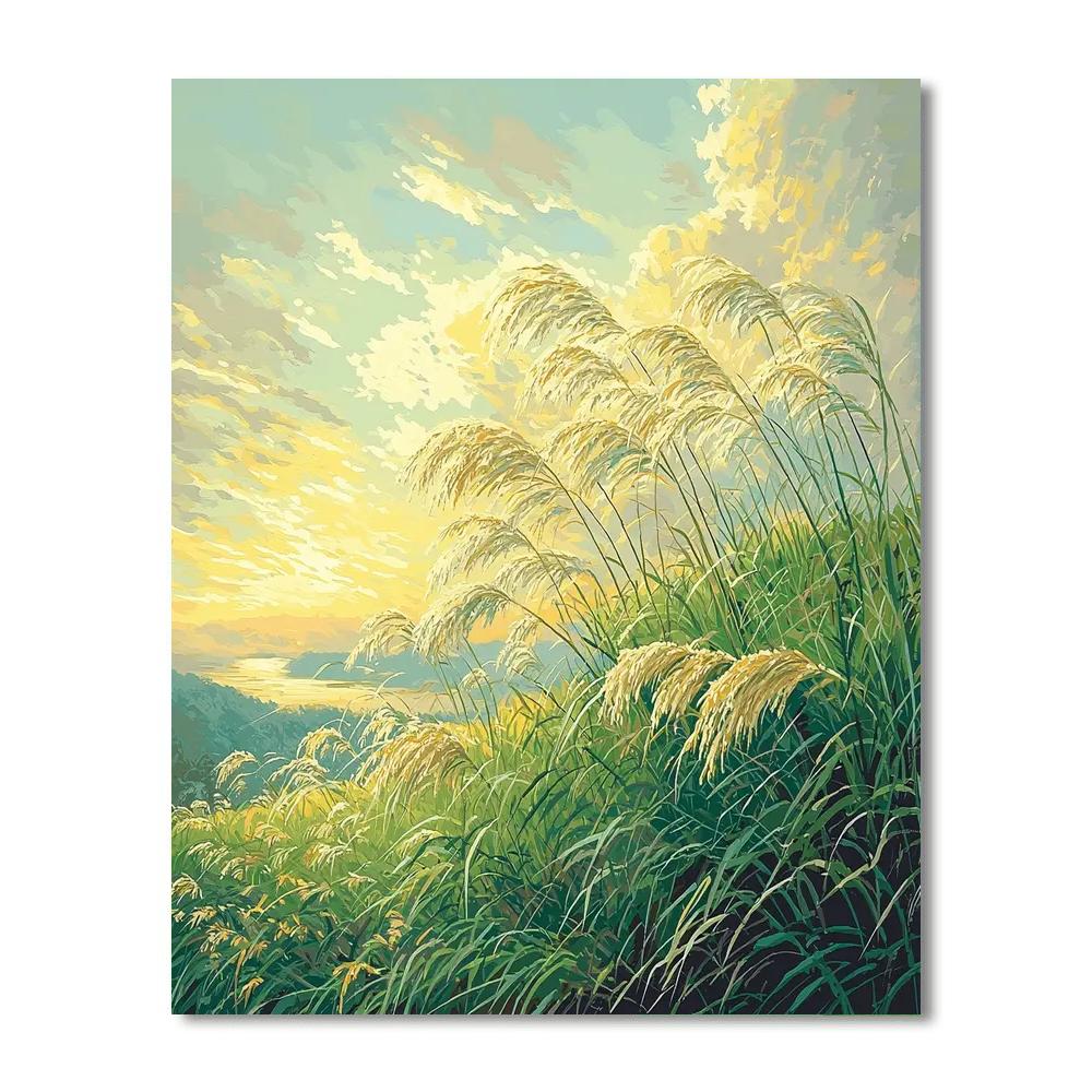 Utagawa Hiroshige Inspired Whispers Of A Gentle Breeze  Painting By Numbers Kit