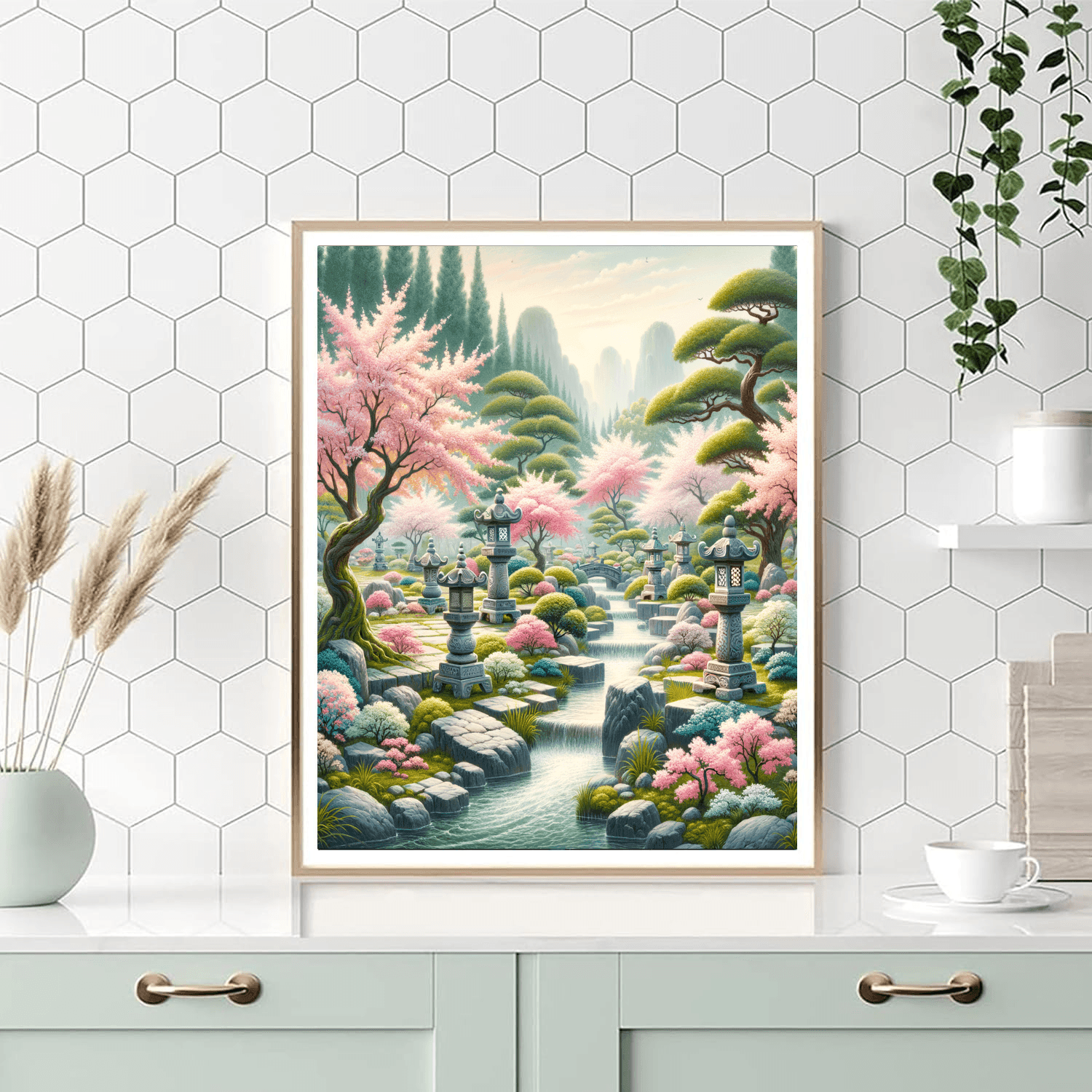 Mystical Oriental Garden DIY Paint By Numbers