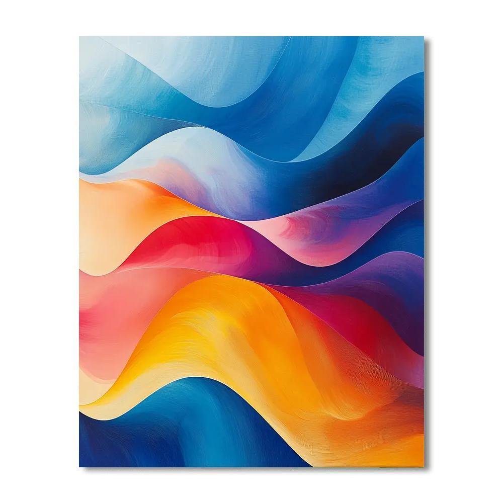 Paul Klee Inspired Flowing Harmonies  Paint By Color