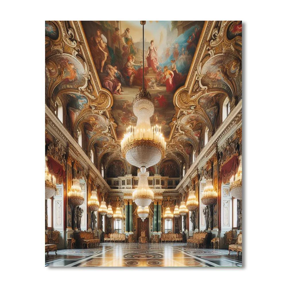 Regal Renaissance Hall Painting By Numbers Kit