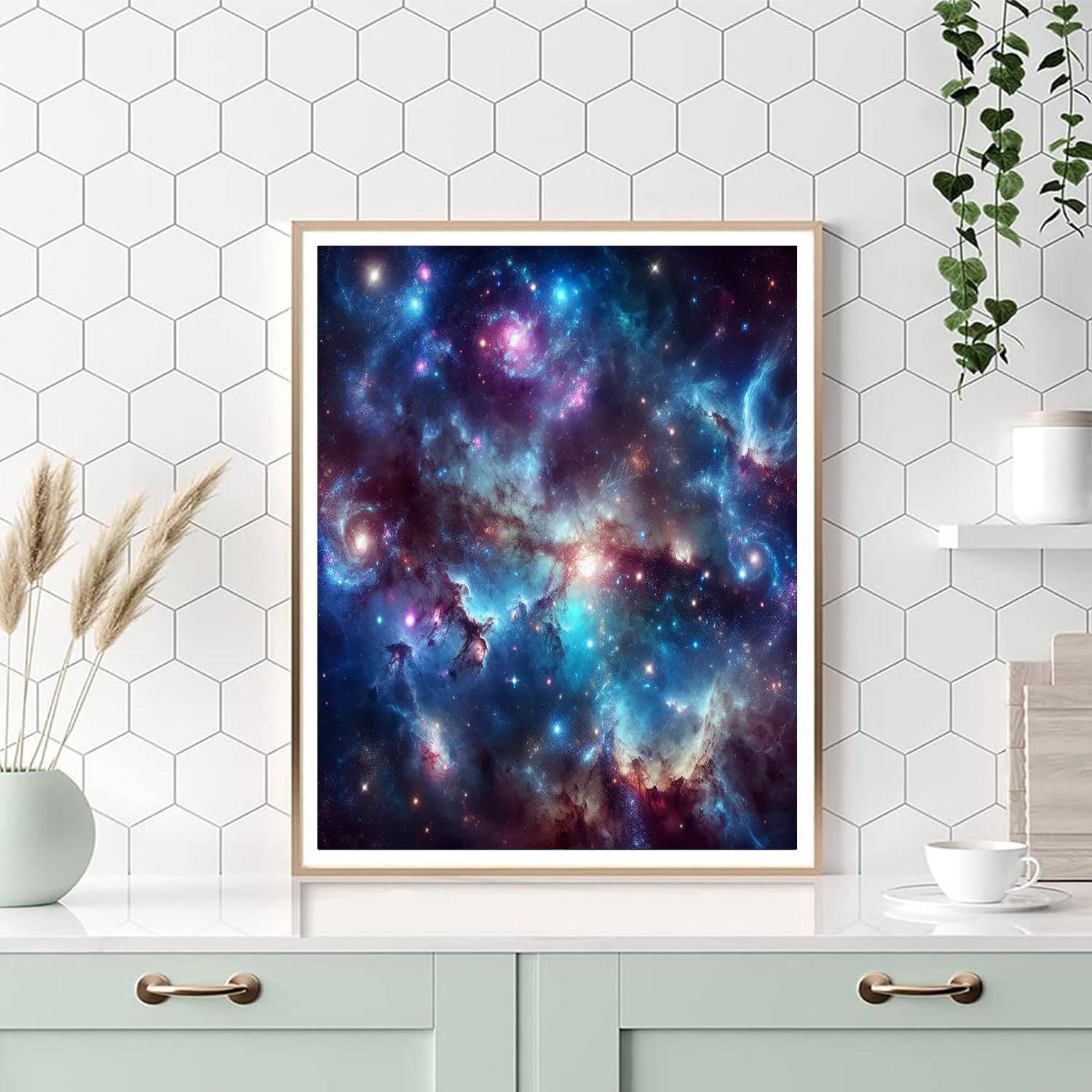 Cosmic Galactic View Paint By Color