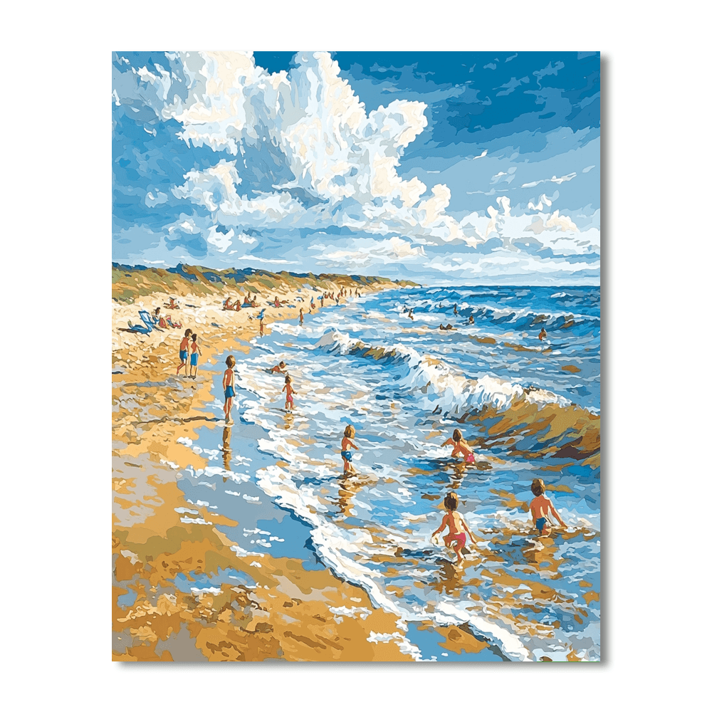 Winslow Homer Inspired Seaside Escapade  Paint By Color