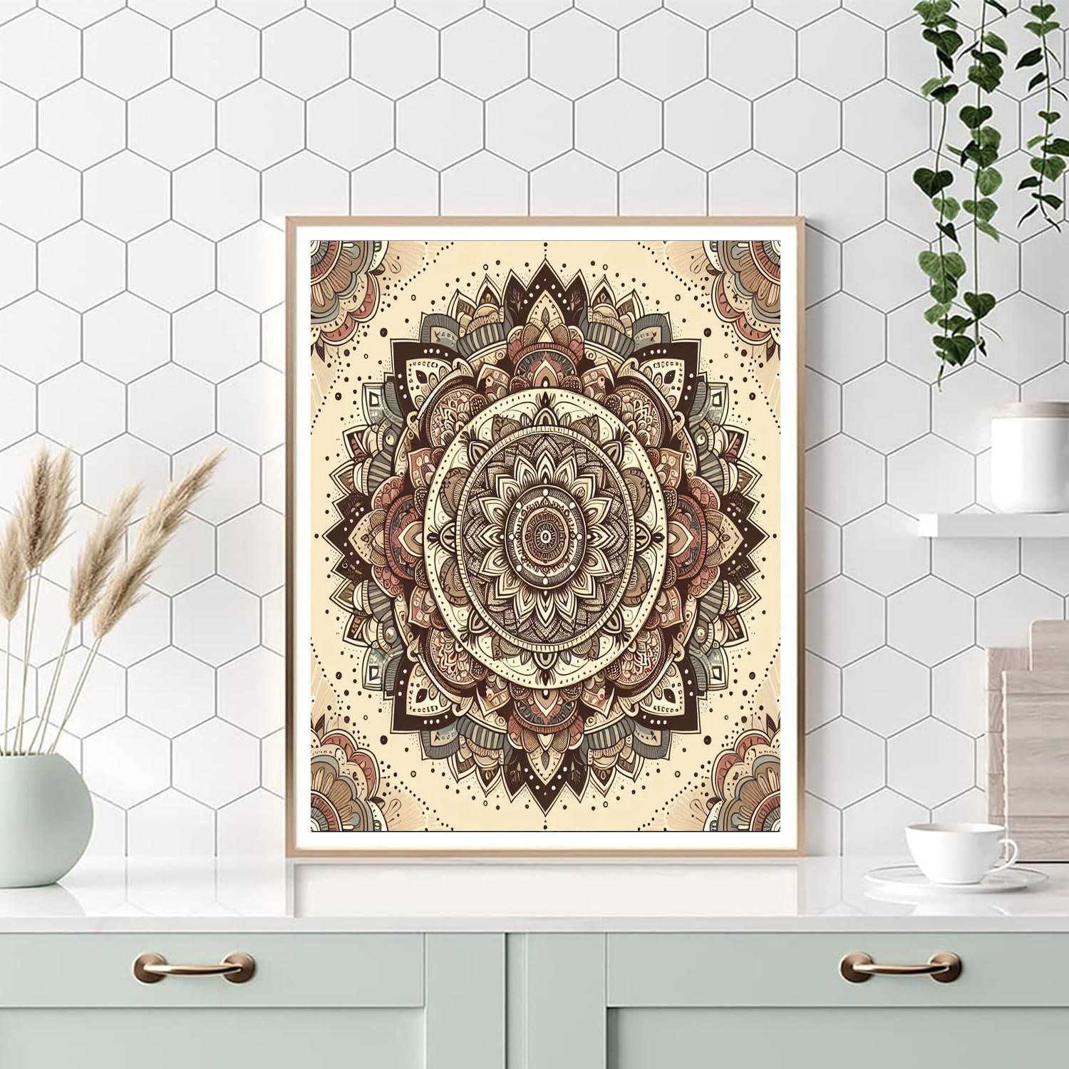 Bohemian Mandala Trance Paint By Numbers Kits