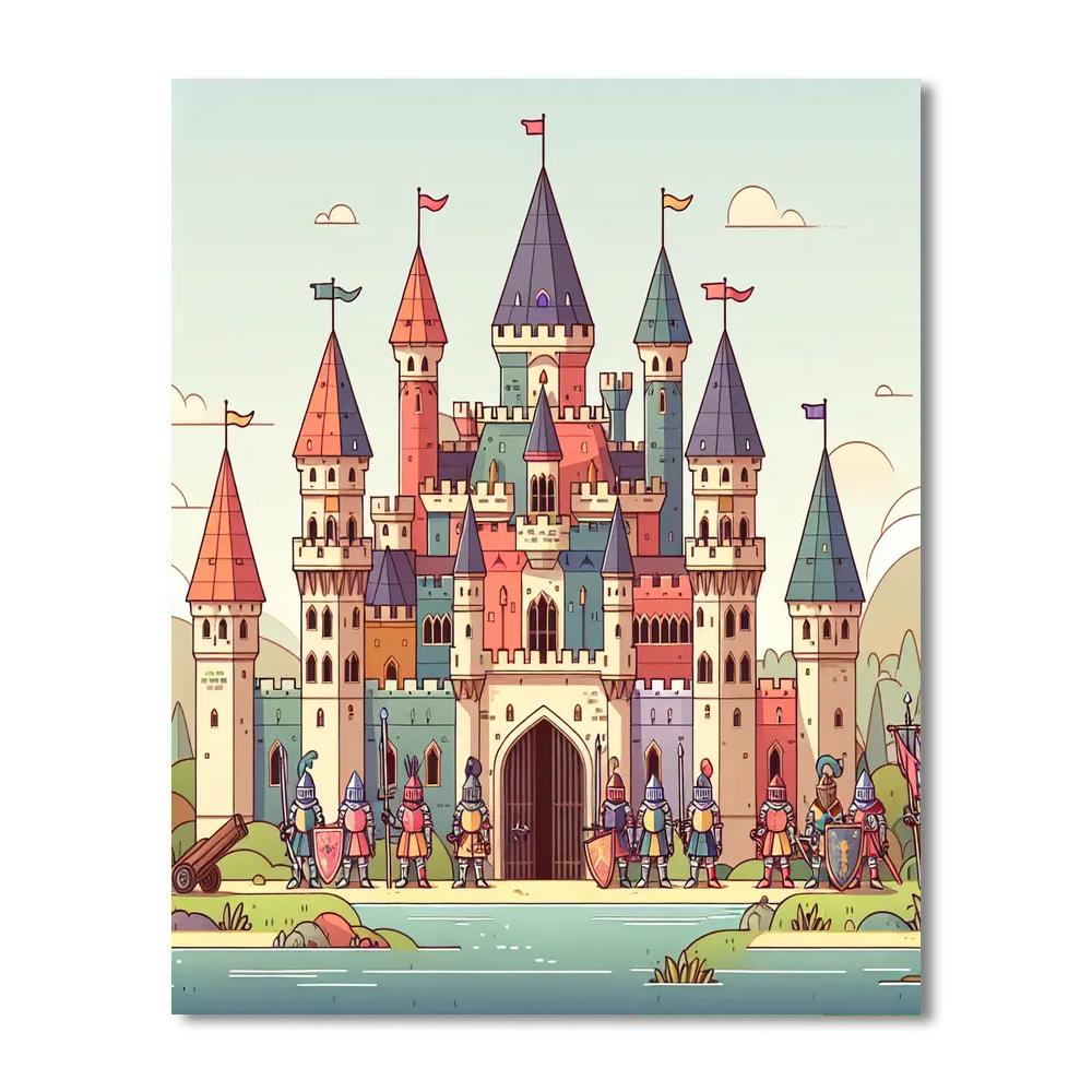 Kingdom Of Castles Paint By Numbers
