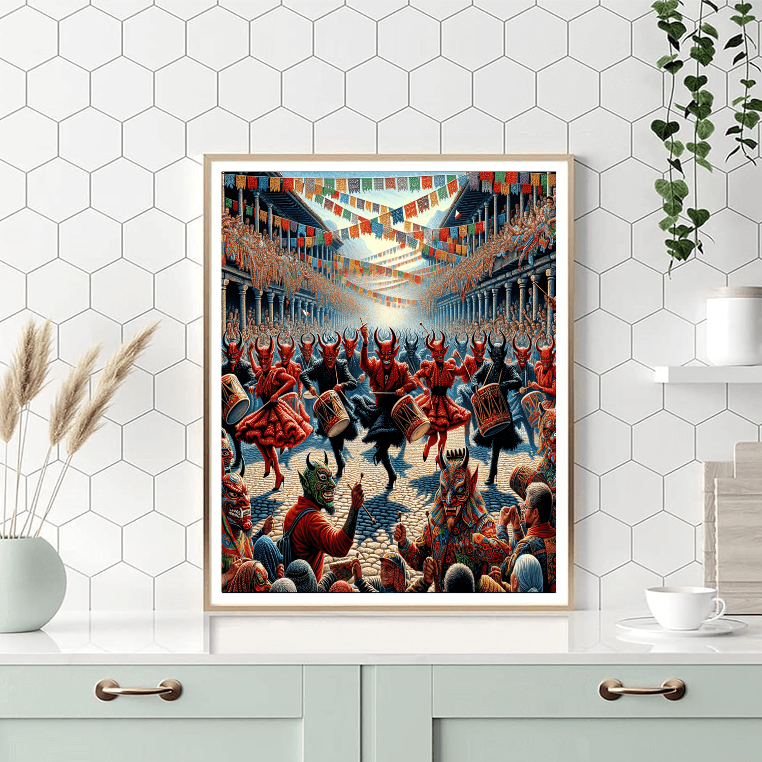 Diablos Danzantes Festival - Venezuela DIY Paint By Numbers