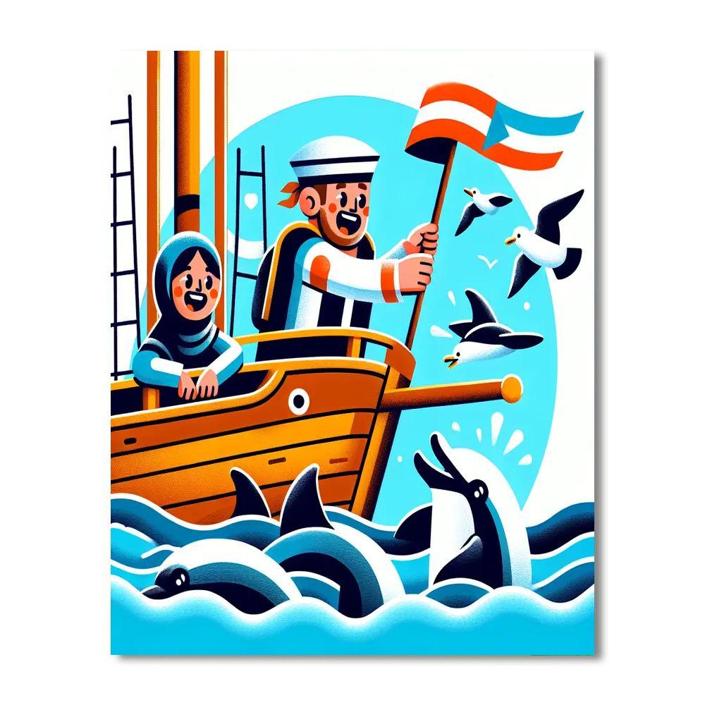 Ocean Explorer Voyage DIY Paint By Numbers