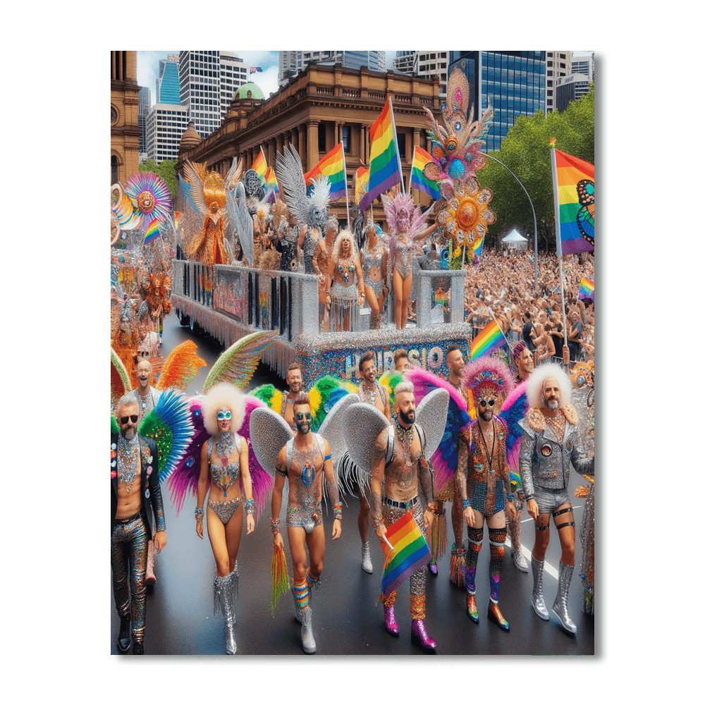 Sydney Gay And Lesbian Mardi Gras - Sydney, Australia DIY Paint By Numbers