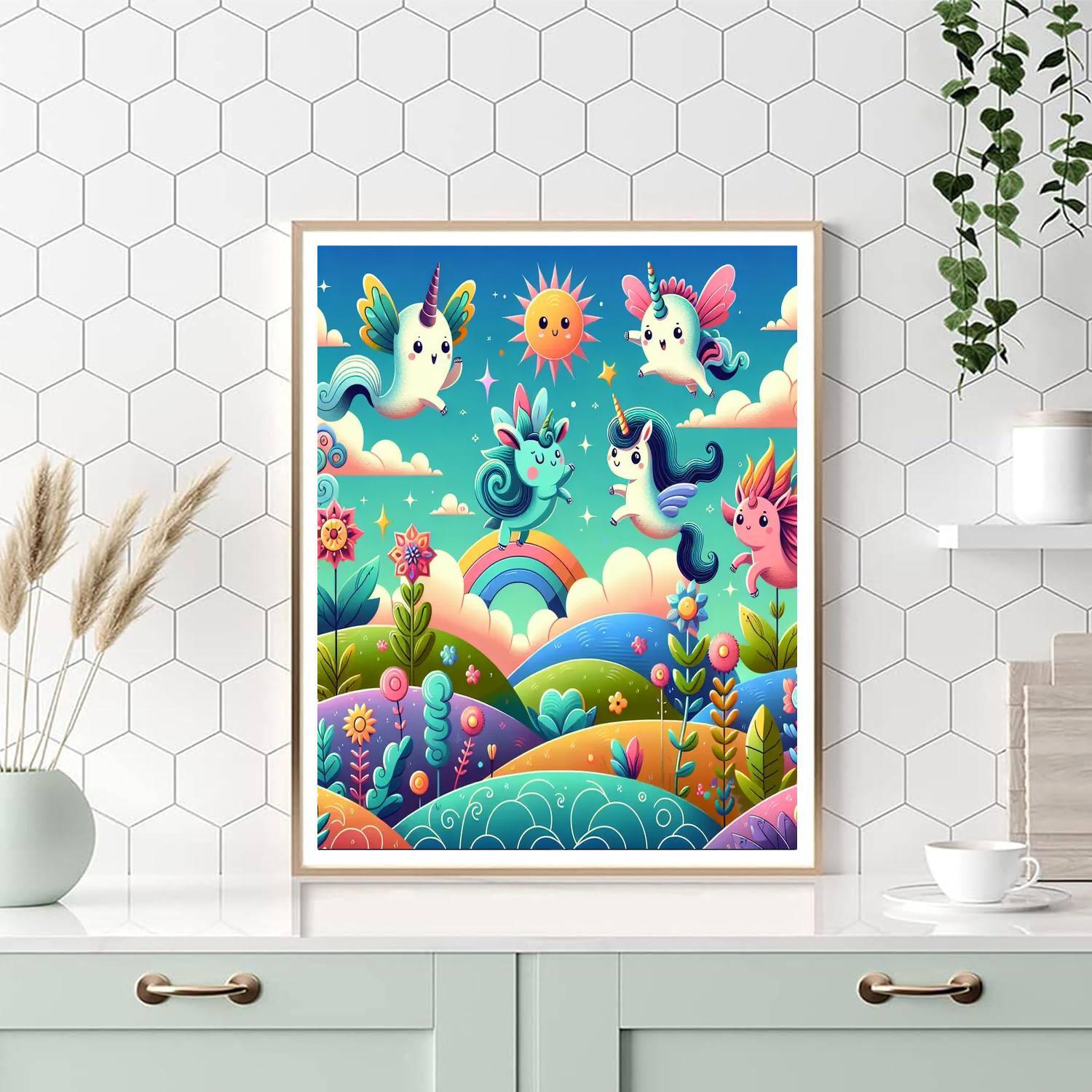 Fantasy Land Exploration Painting Number Kit