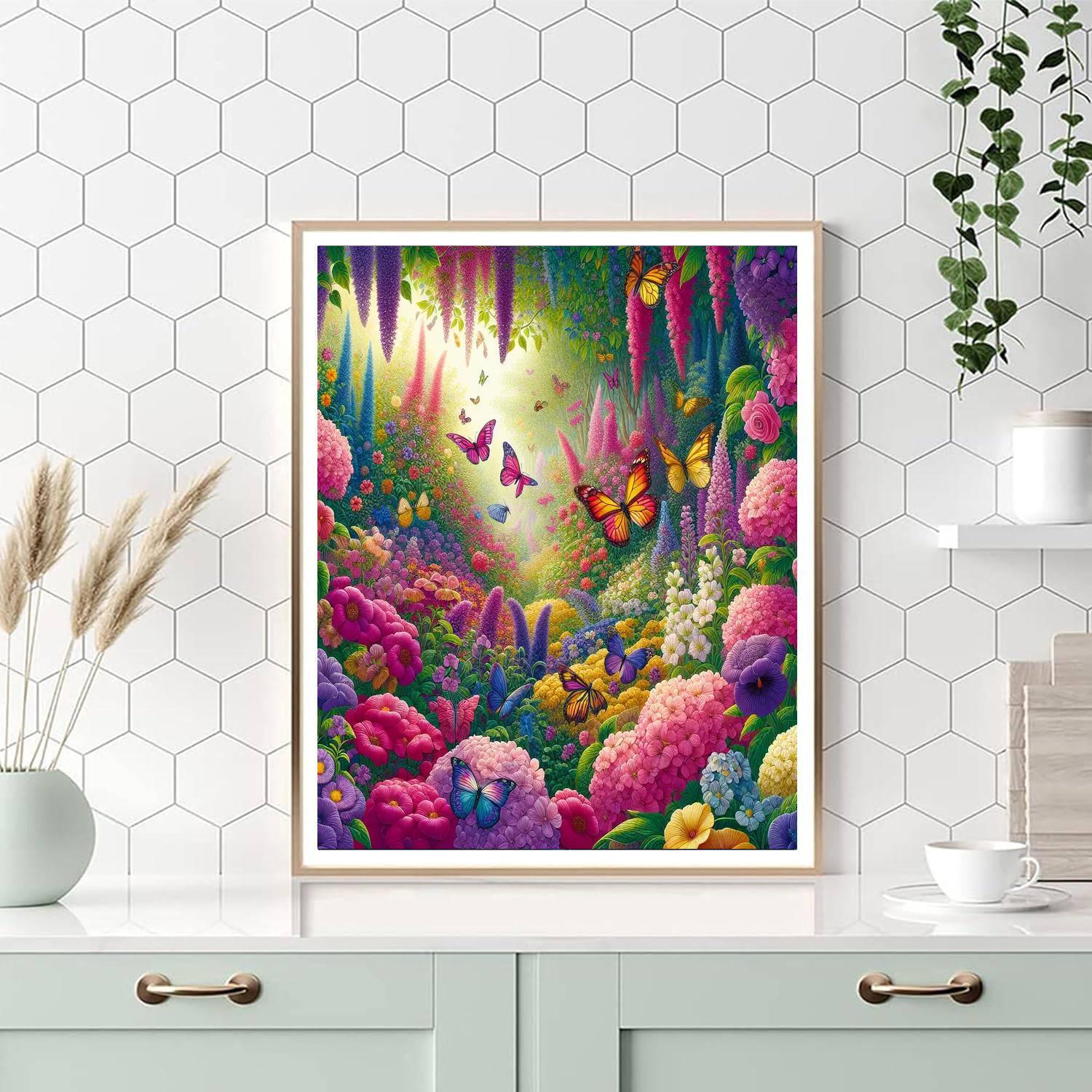 Enchanting Gardens Painting By Numbers Kit