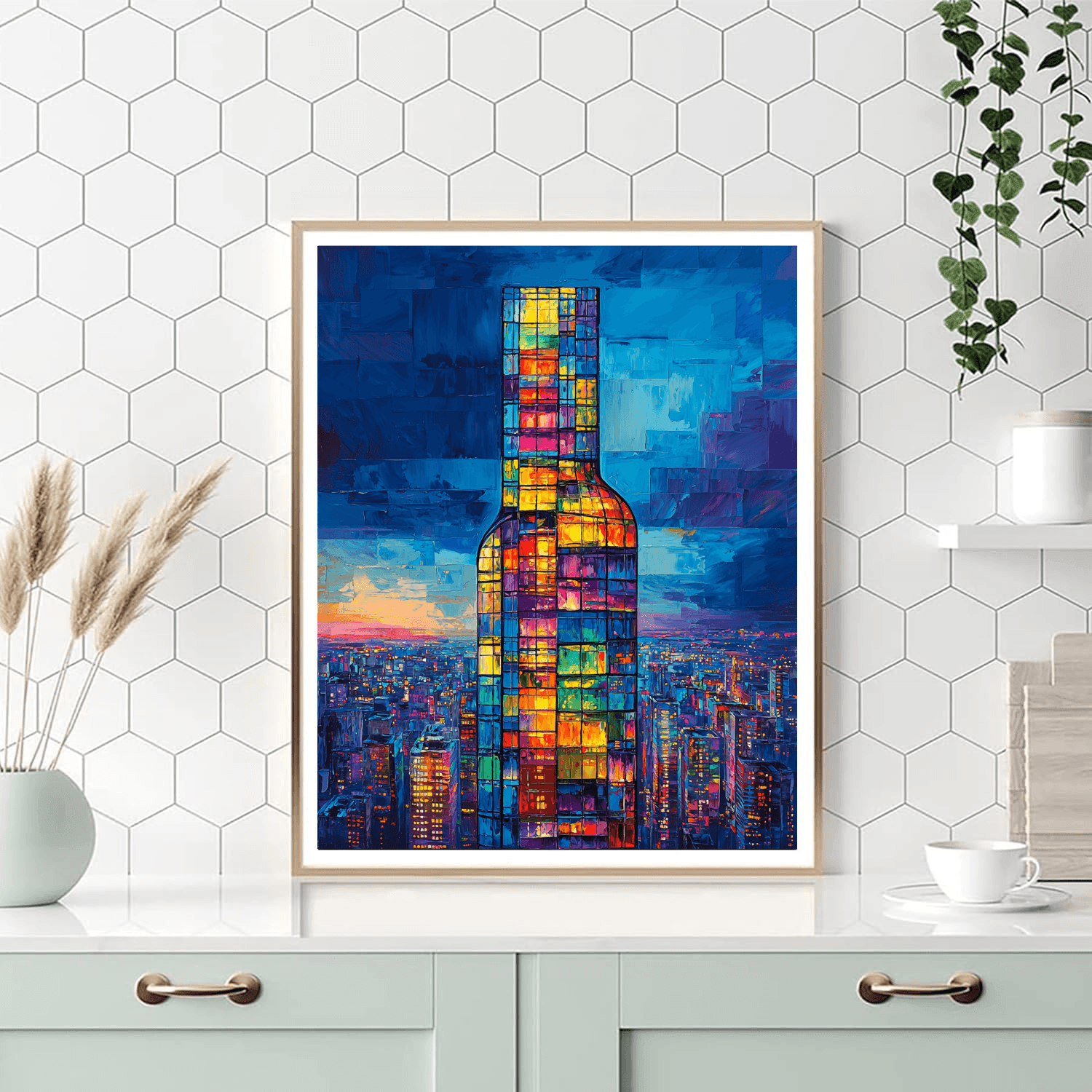 Torre Agbar Numbered Painting Kits