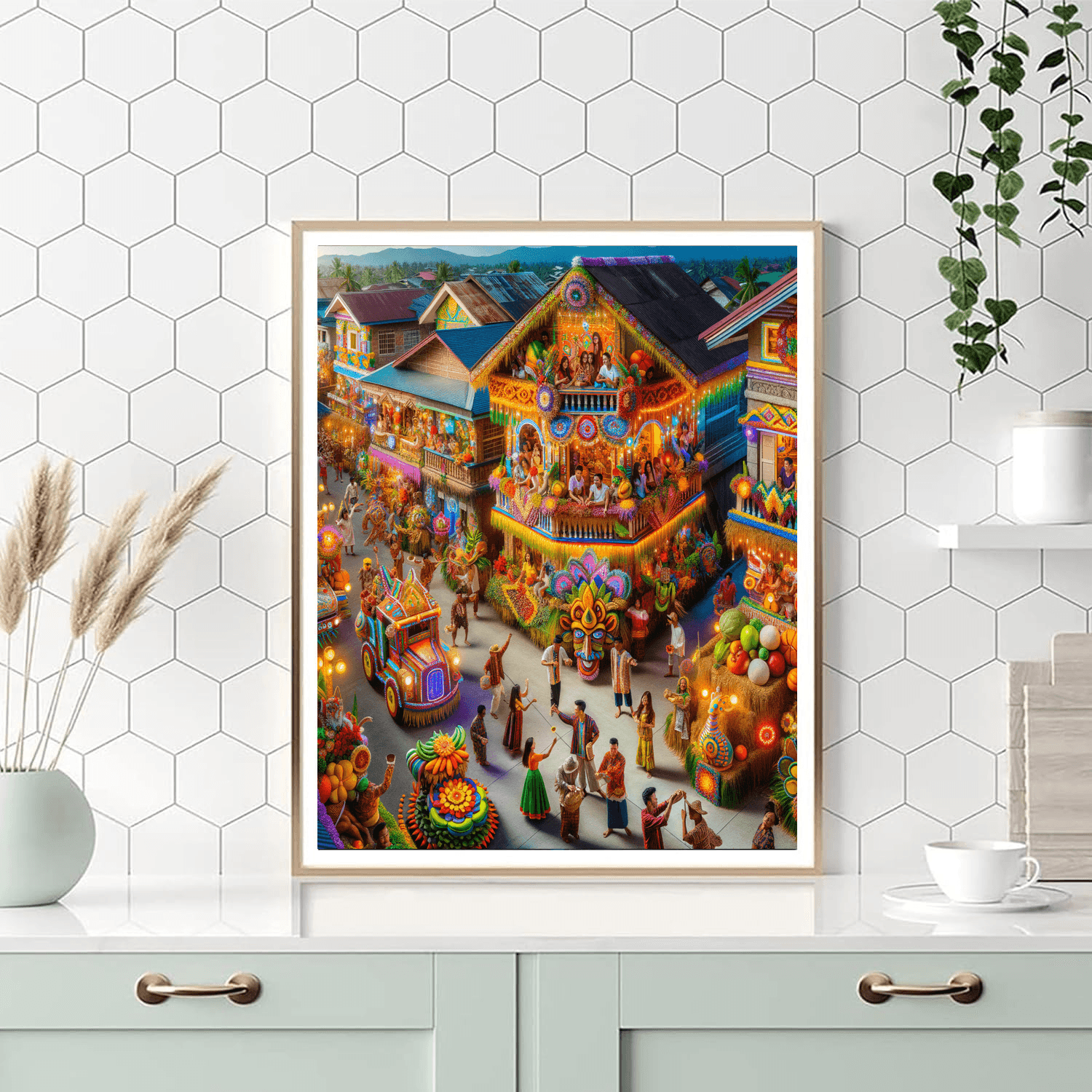 Pahiyas Festival - Lucban, Philippines Paint By Numbers Kits