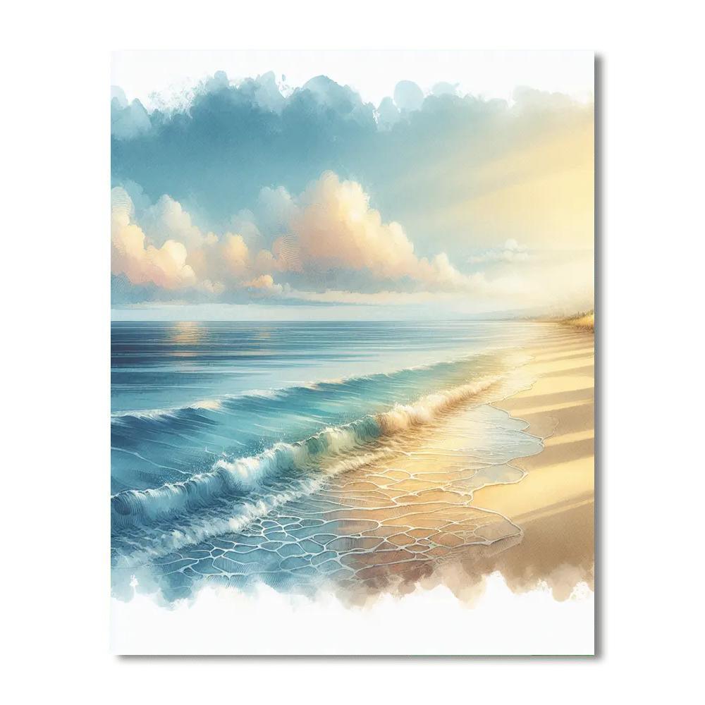 Serenade Of Summer Waves DIY Paint By Numbers