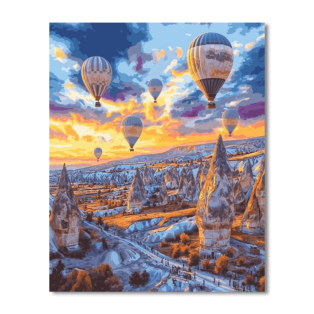 Cappadocia Fairy Chimneys Painting By Numbers Kit
