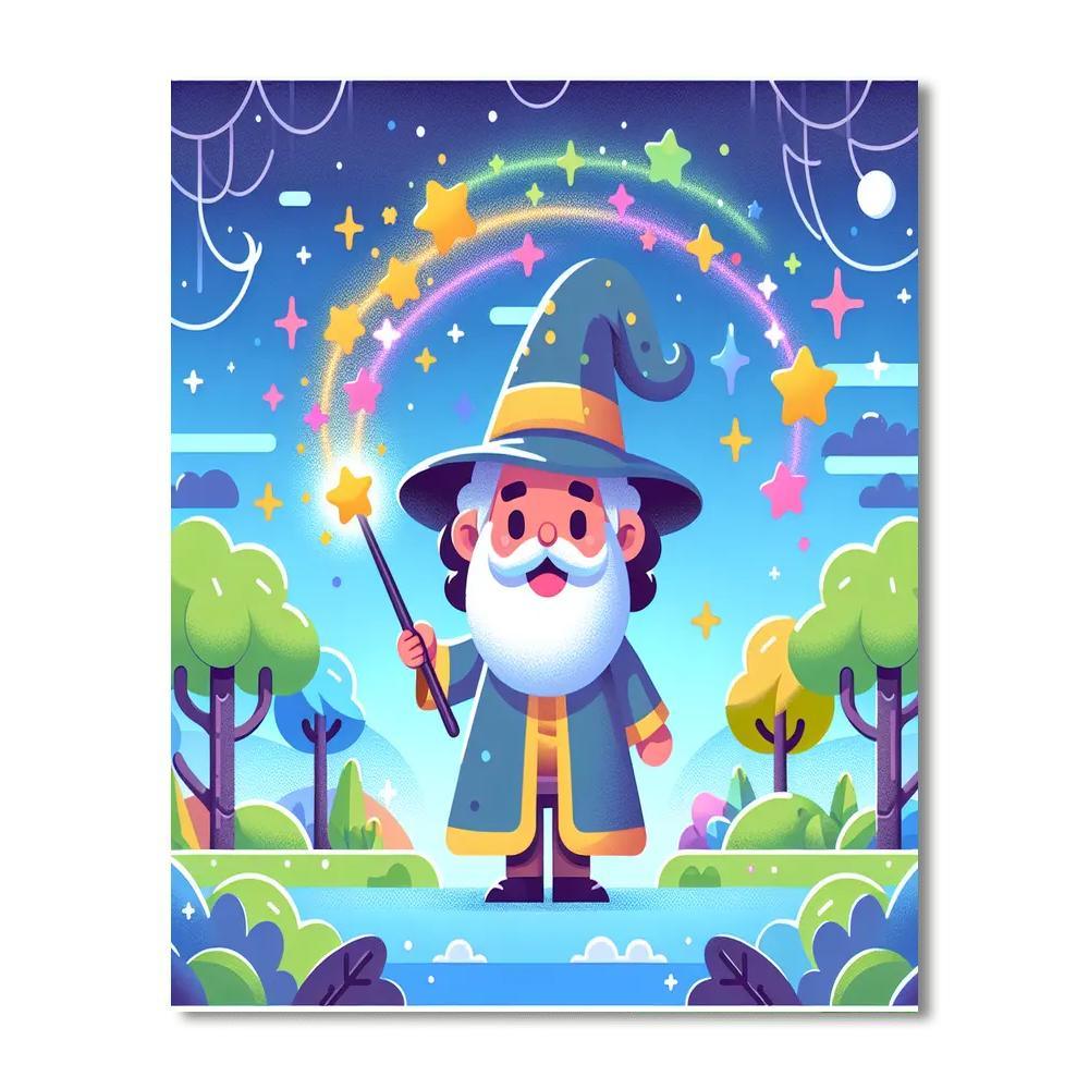 Magical Wizard Journey Paint By Color