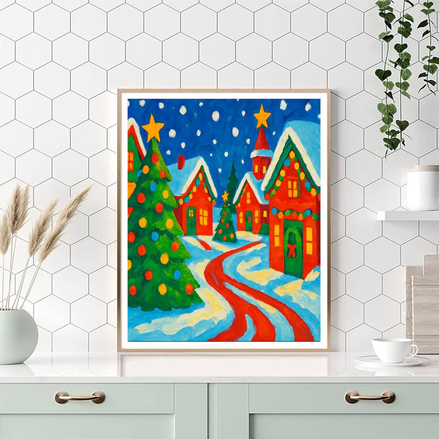 Christmas Magic Eve Numbered Painting Kits