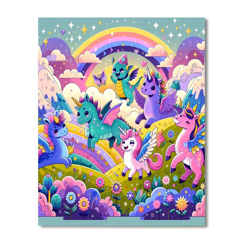 Funky Fantasy Adventure Paint By Numbers Kits
