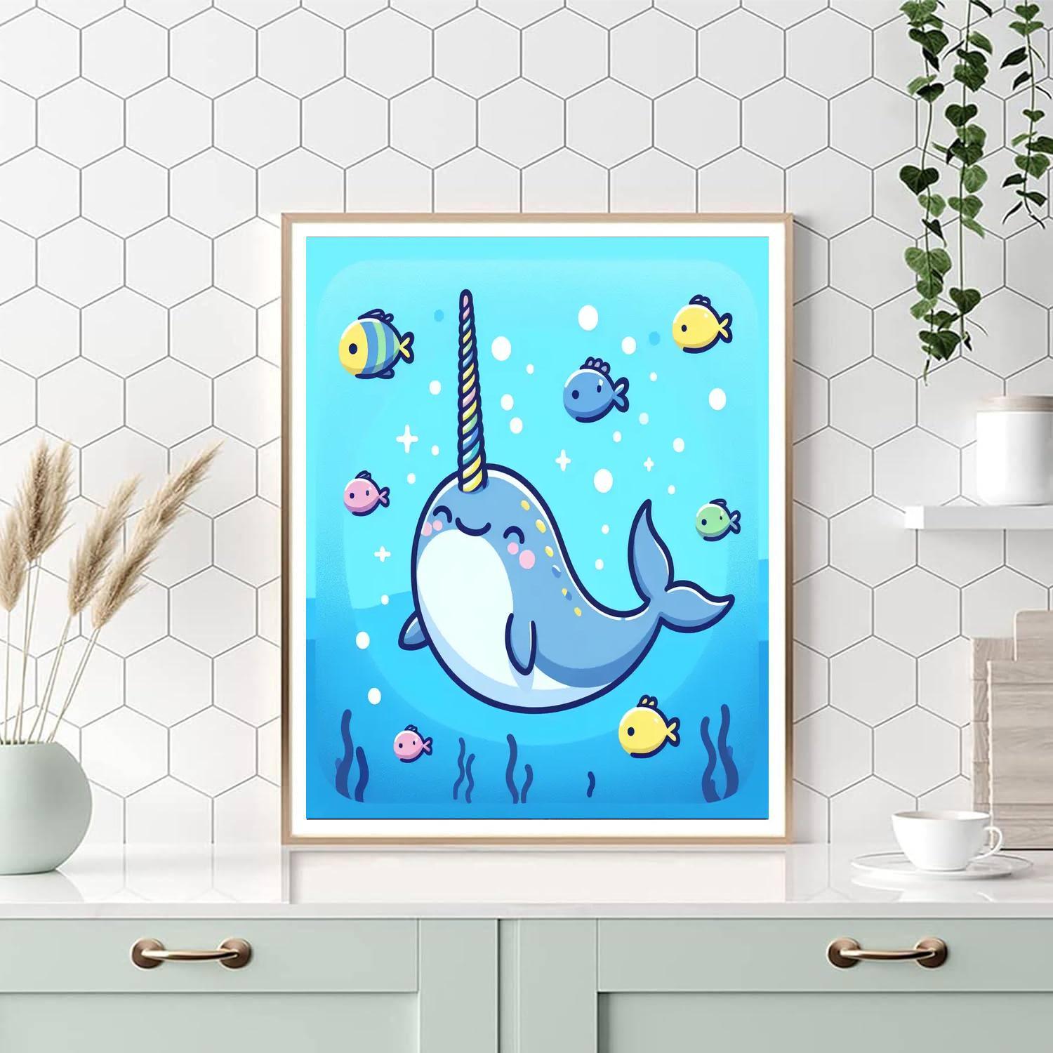 Nurturing Narwhal Paint By Color