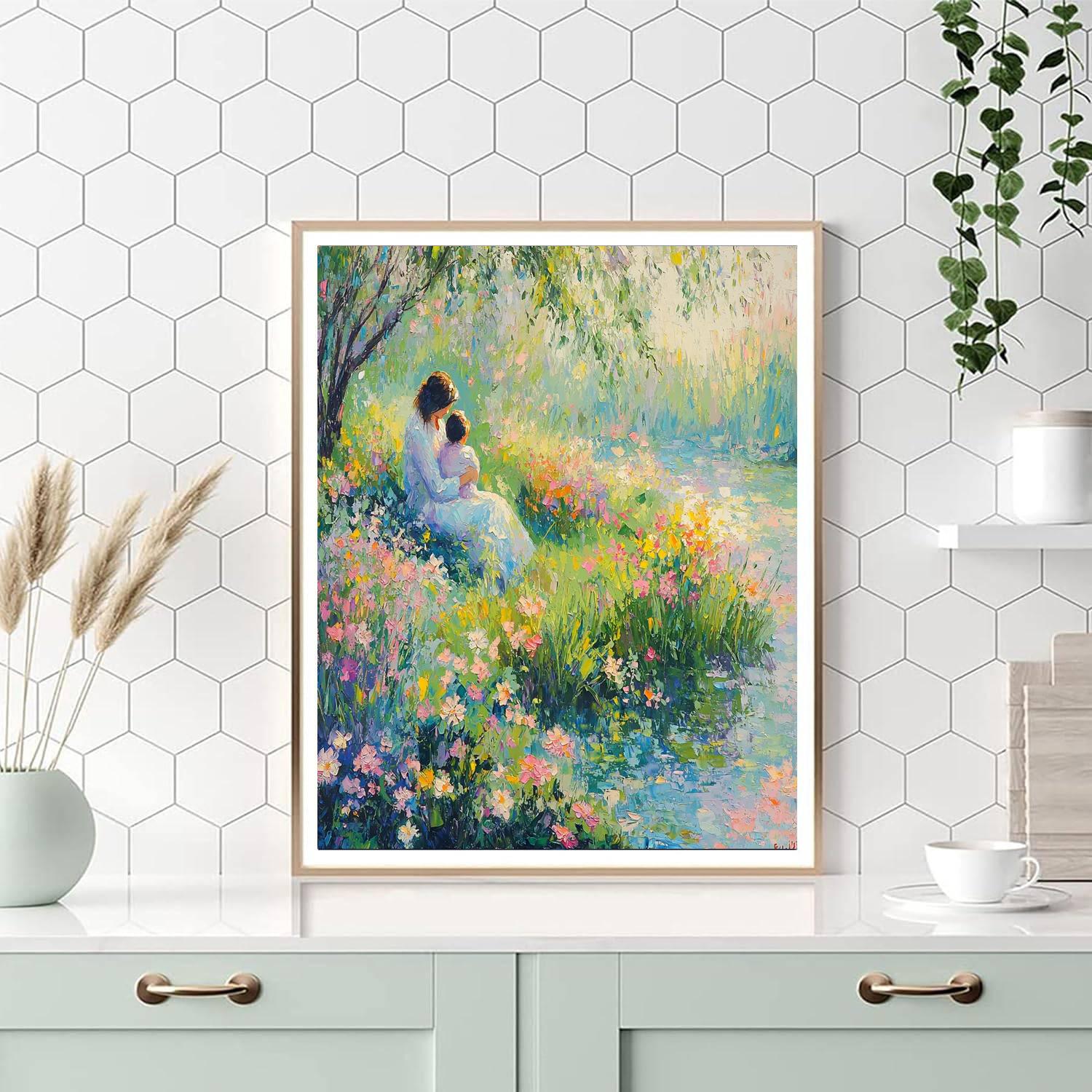 Mother's Serenity Garden Numbered Painting Kits