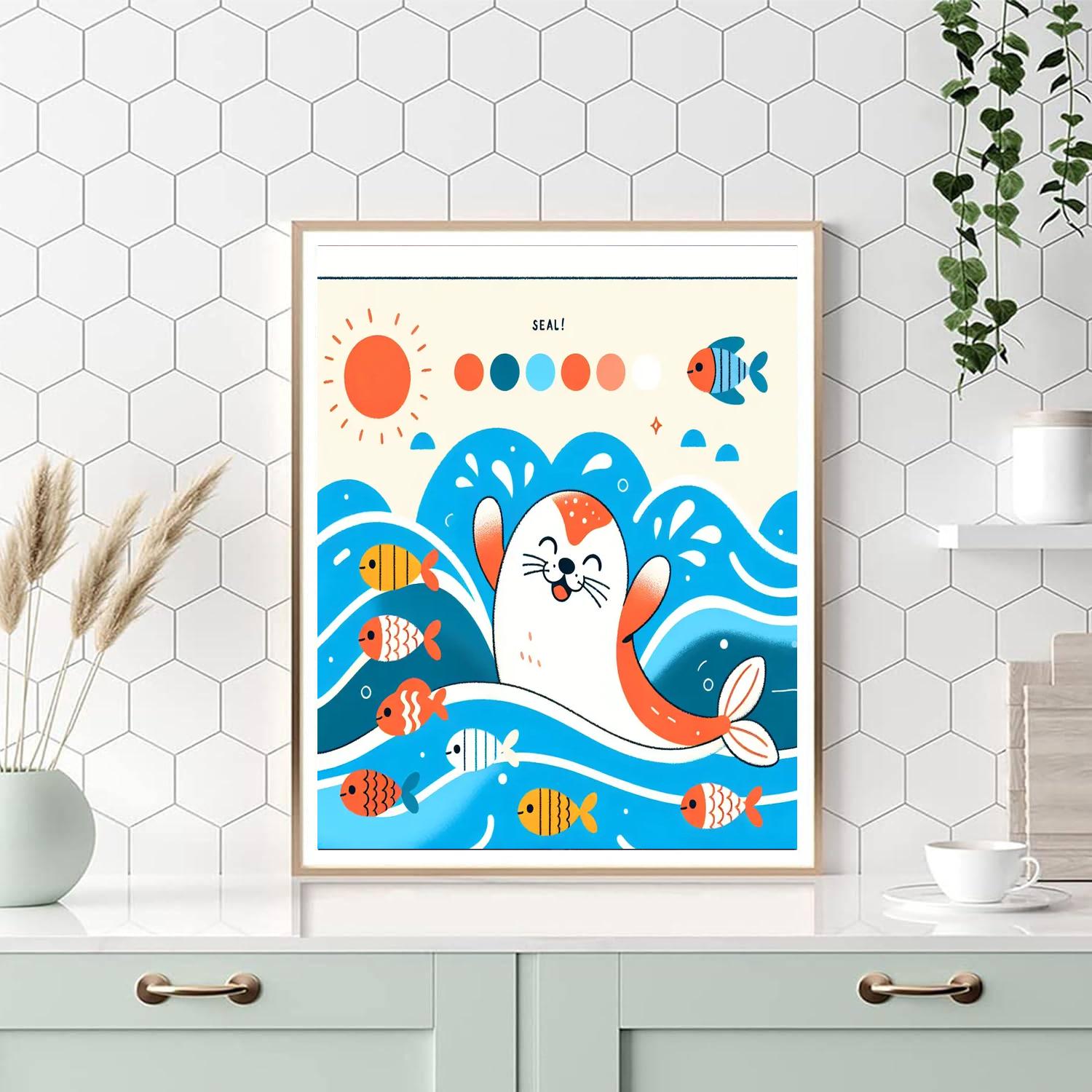 Merry Seal Paint By Numbers Kits