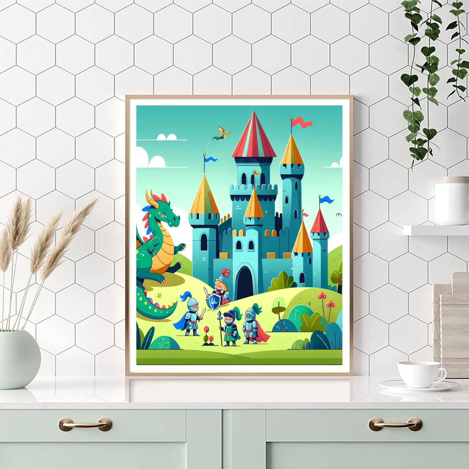 Mystic Castle Realm Paint By Color