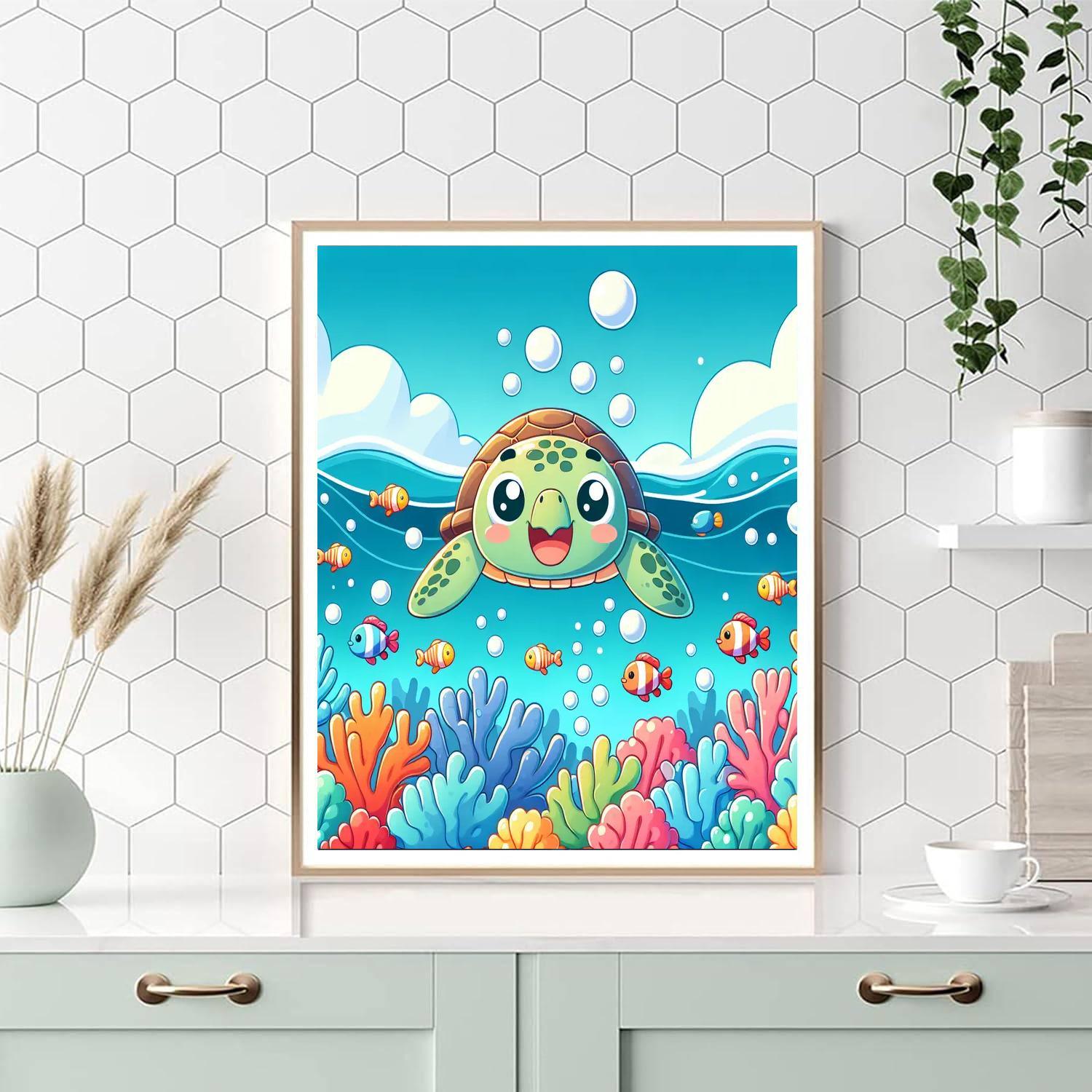 Adventures Of The Sea Turtles Paint By Color