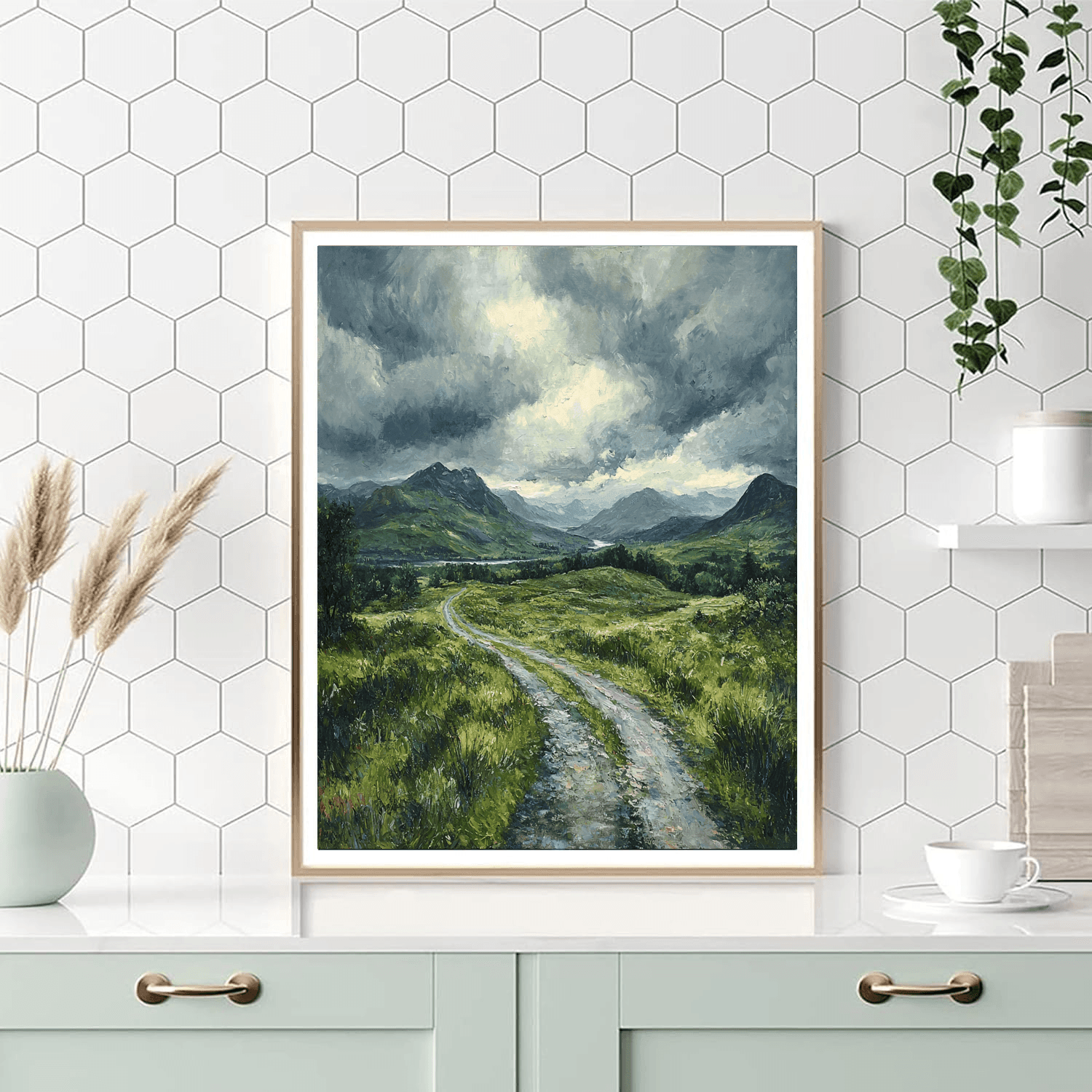 J.M.W. Turner Inspired Mystical Highlands Majesty  Numbered Painting Kits