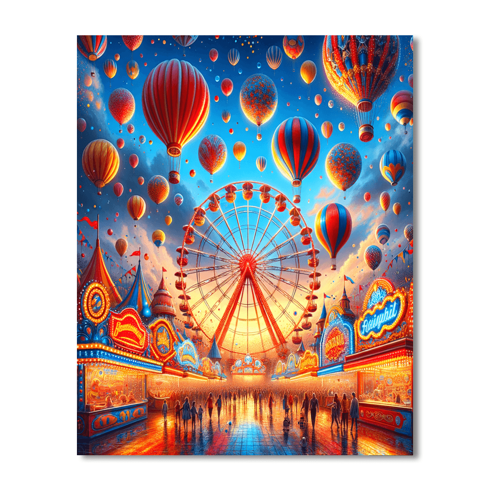 Summer Carnival Painting By Numbers Kit