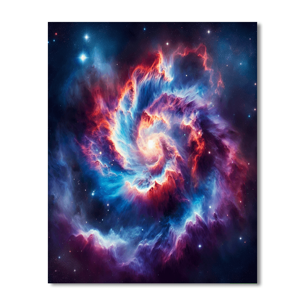 Cosmic Nebula Wonders Number Painting