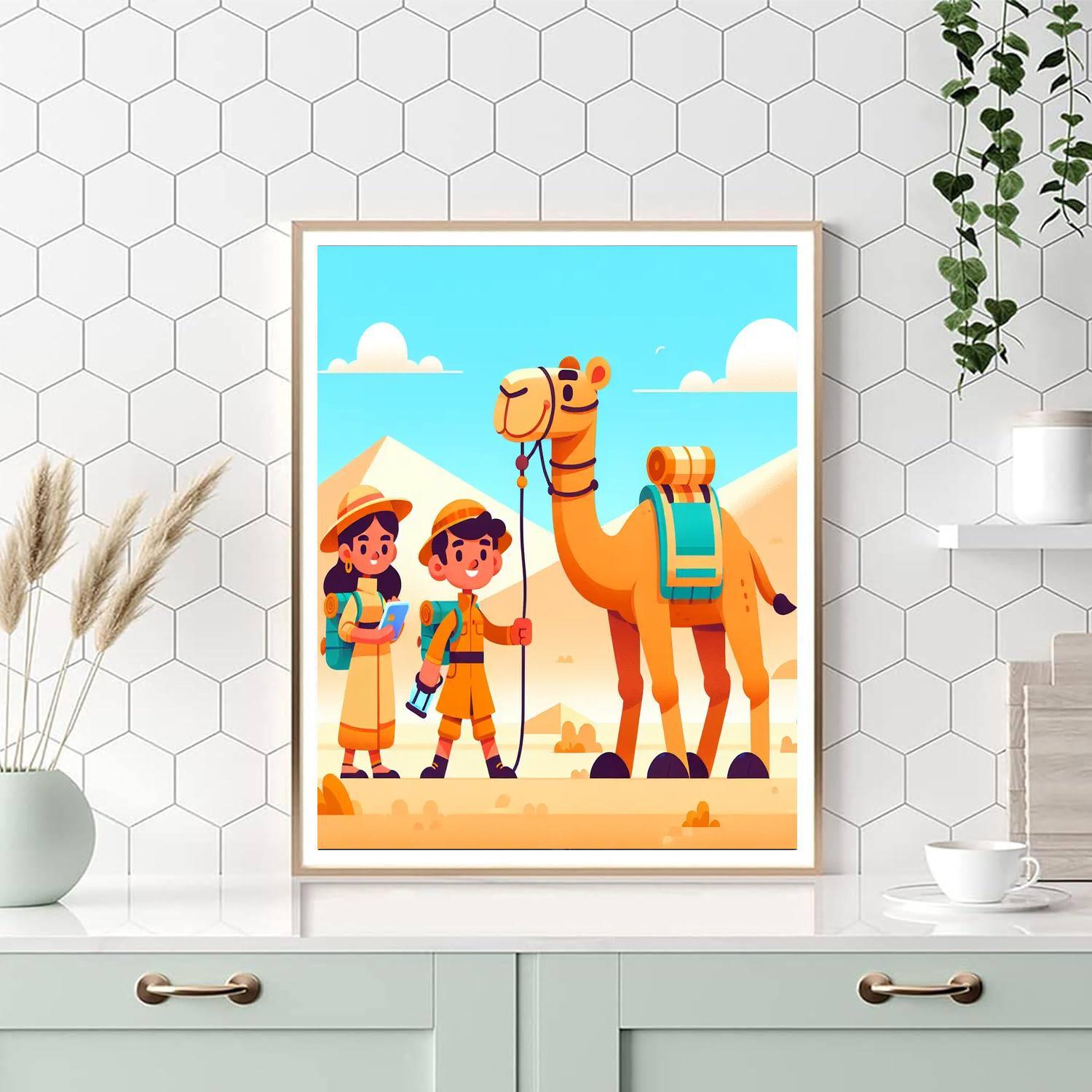 Desert Discovery Paint By Numbers Art