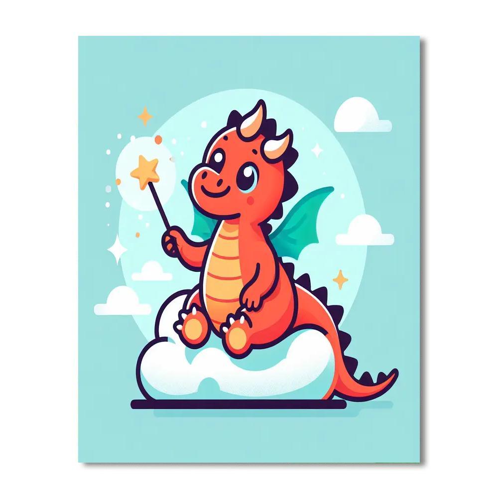 Fairytale Dreams Of Dragons Numbered Painting Kits