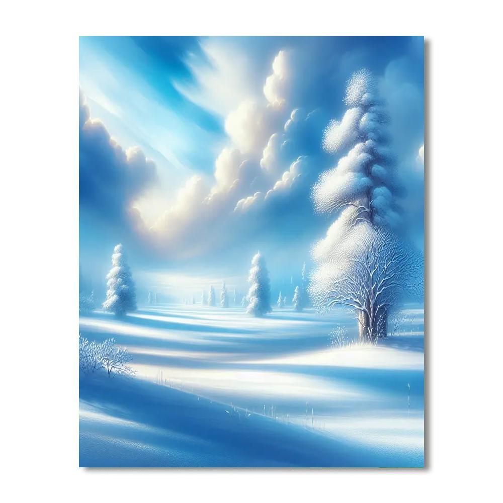 Winter's Silent Grace Paint By Numbers