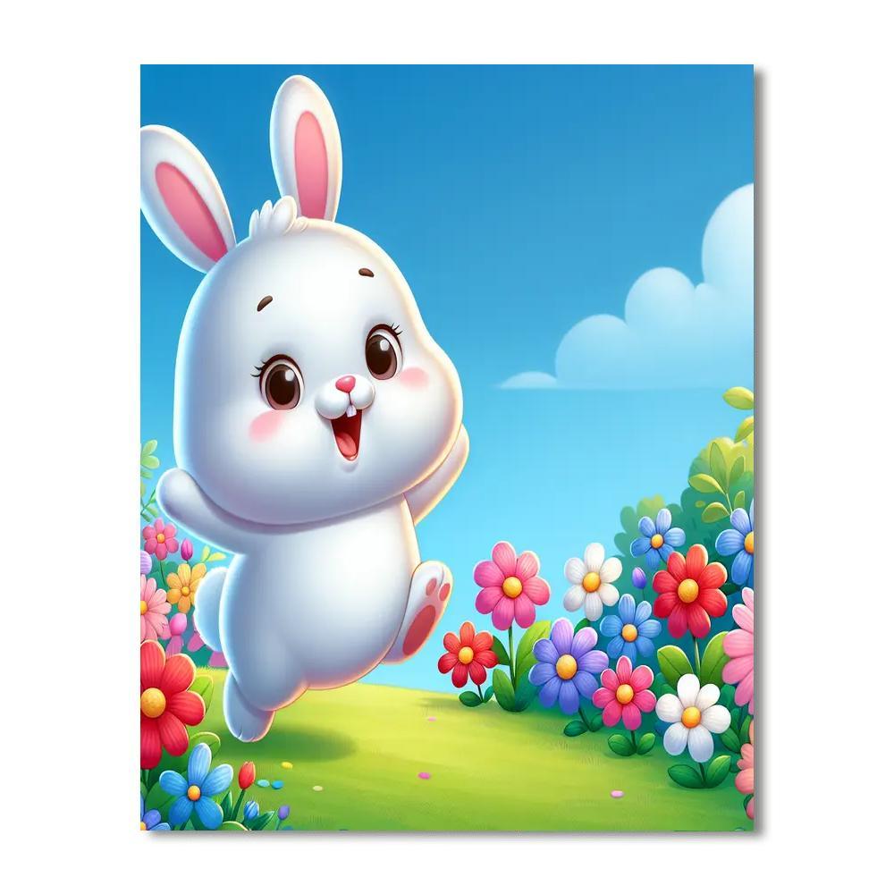 Giggle Bunny Paint By Color