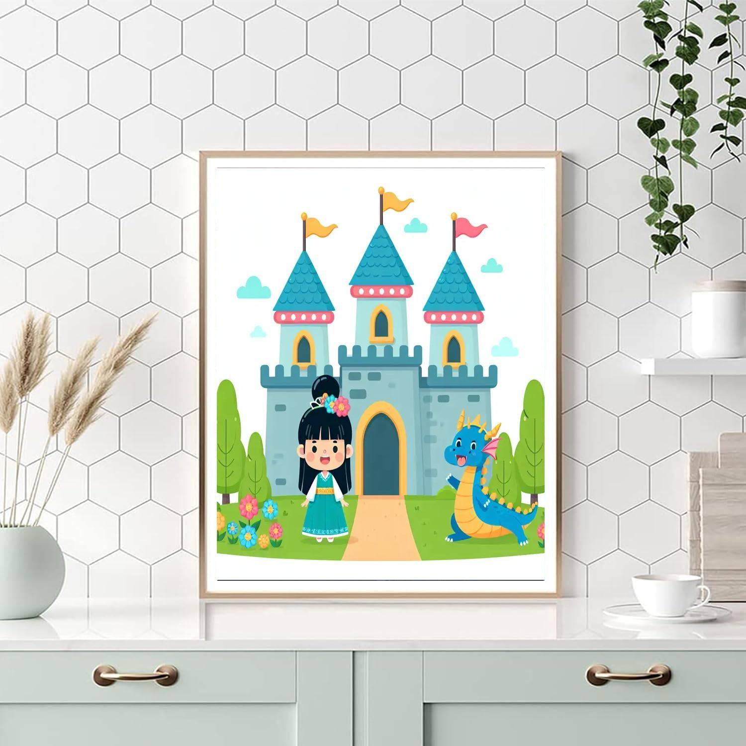 Princess Castle Fantasy Paint By Numbers Kits