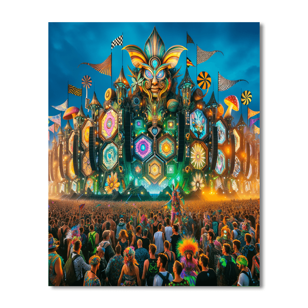 Tomorrowland - Boom, Belgium Paint By Number