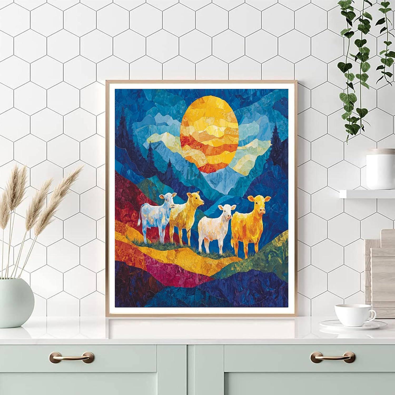Franz Marc Inspired Animal Spirits  Paint By Number