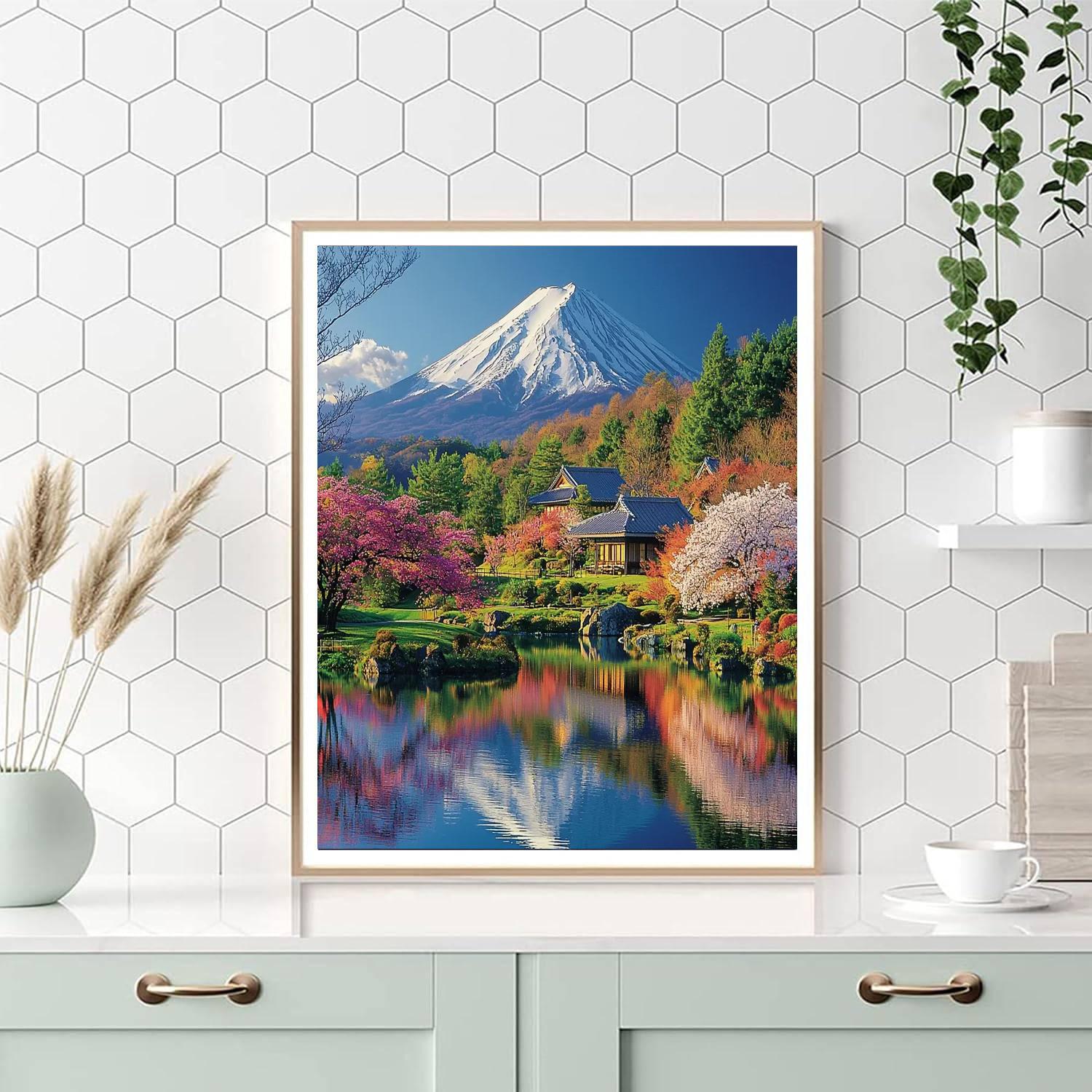 Mount Fuji's Five Lakes Paint By Color