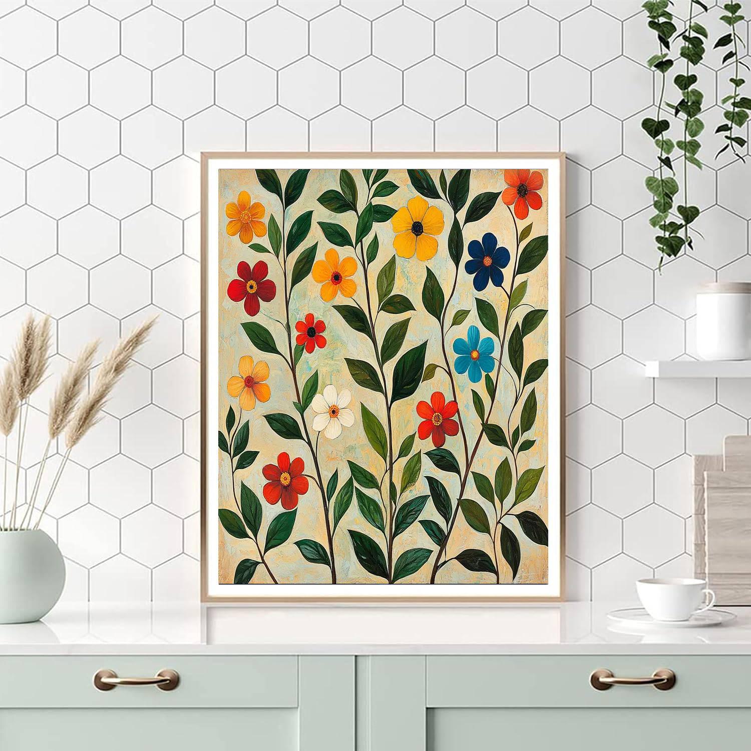 Leonardo Da Vinci Inspired The Eternal Garden  Paint By Numbers